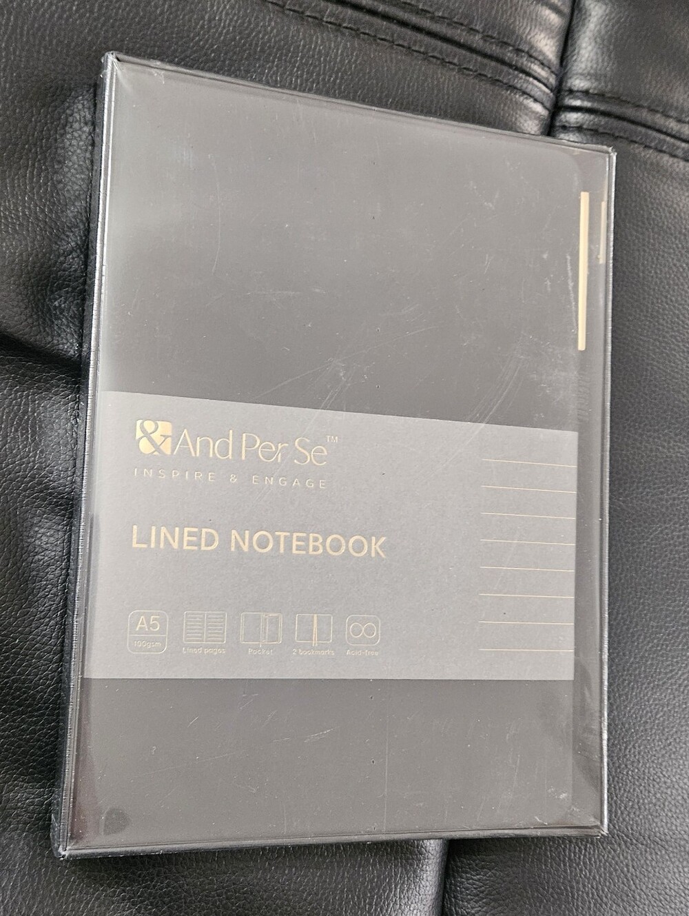 & And Per Se Inspire And Engage Lined Notebook With Pen